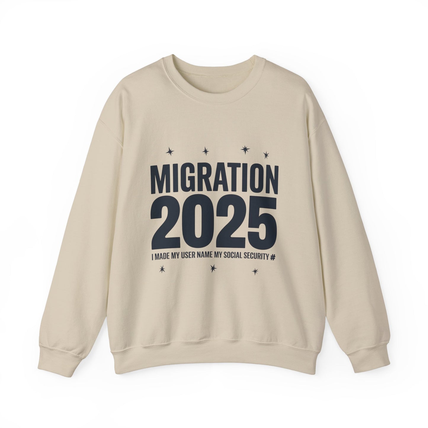 Social Media Migration 2025 Crewneck Sweatshirt | Unisex Heavy Blend™