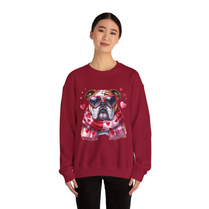 Bulldog Heart Accessories Sweatshirt