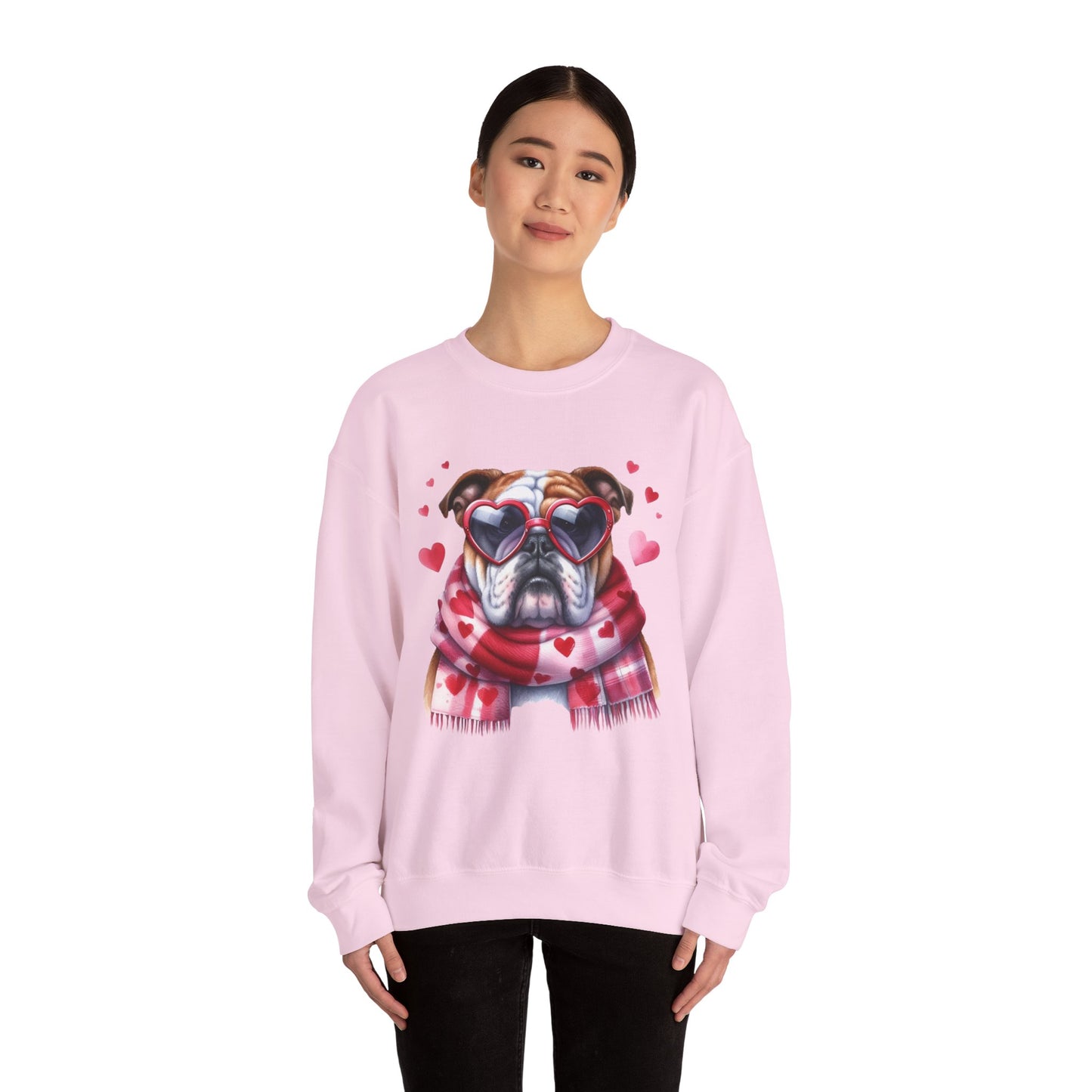 Bulldog Heart Accessories Sweatshirt