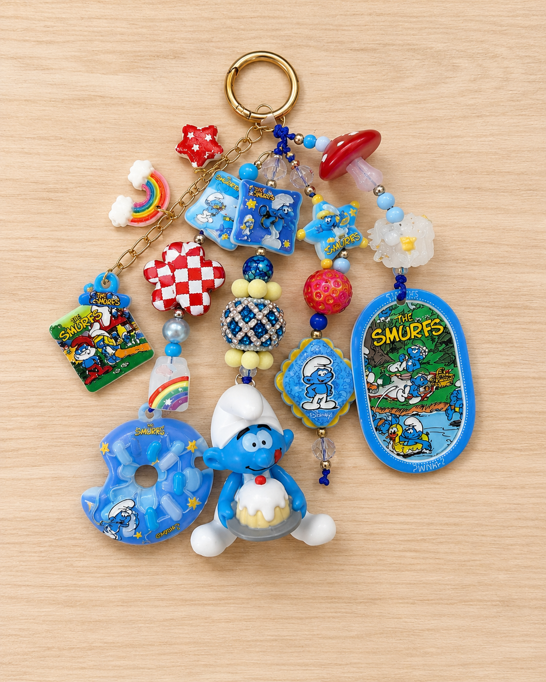 Smurfs Maximalist Bag Charm Keychain