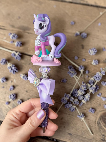 Pony Beaded Pens – Rhinestone Character Glam Pens