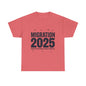 Social Media Migration 2025 Unisex Heavy Cotton Tee - Humorous Design