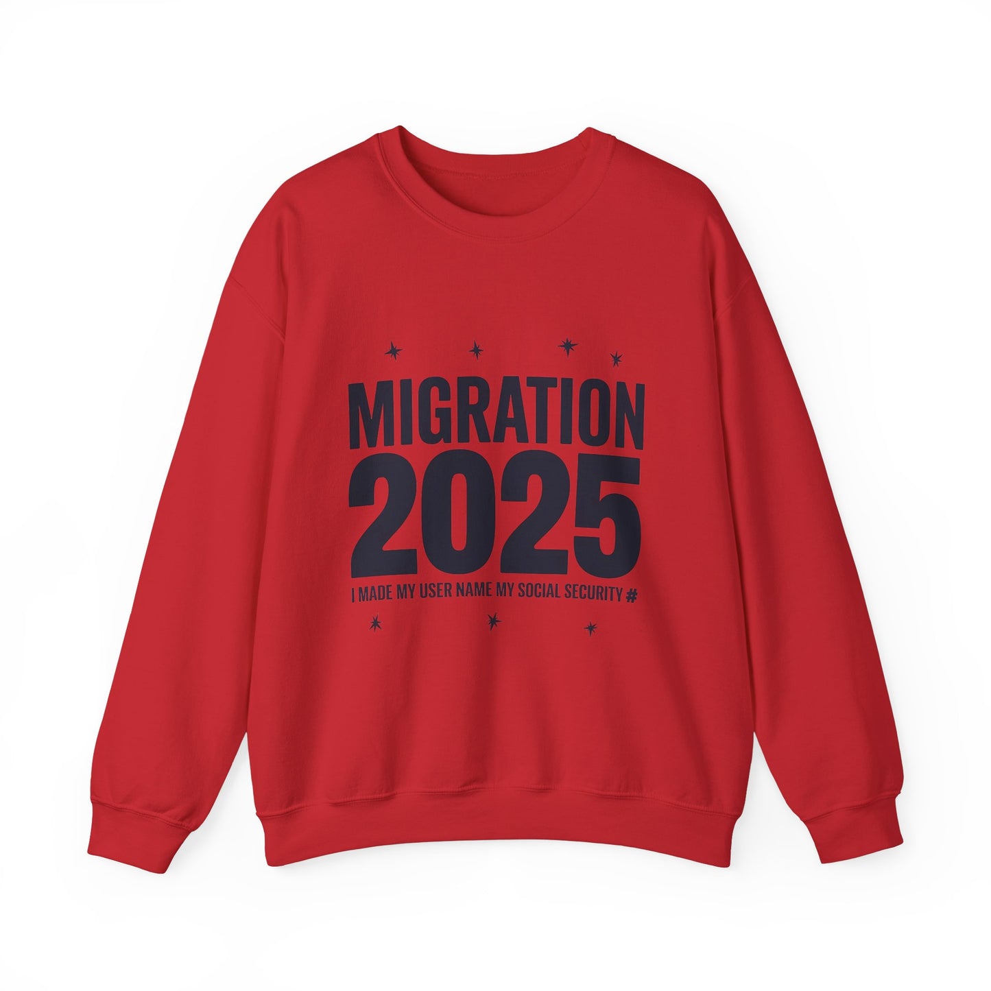 Social Media Migration 2025 Crewneck Sweatshirt | Unisex Heavy Blend™