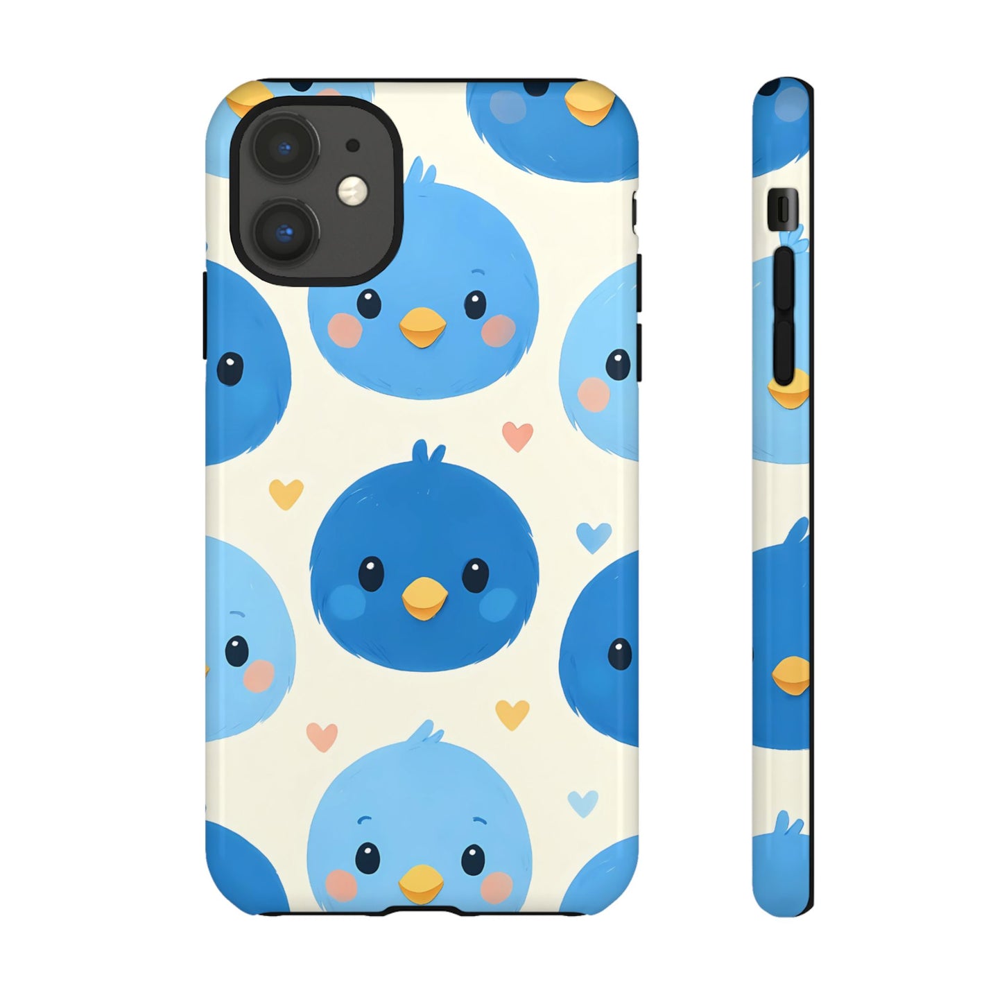 Cute Blue Bird Phone Case Adorable Bluebird Design Iphone 13 14 15 16 Casing Tough Phone Cases
