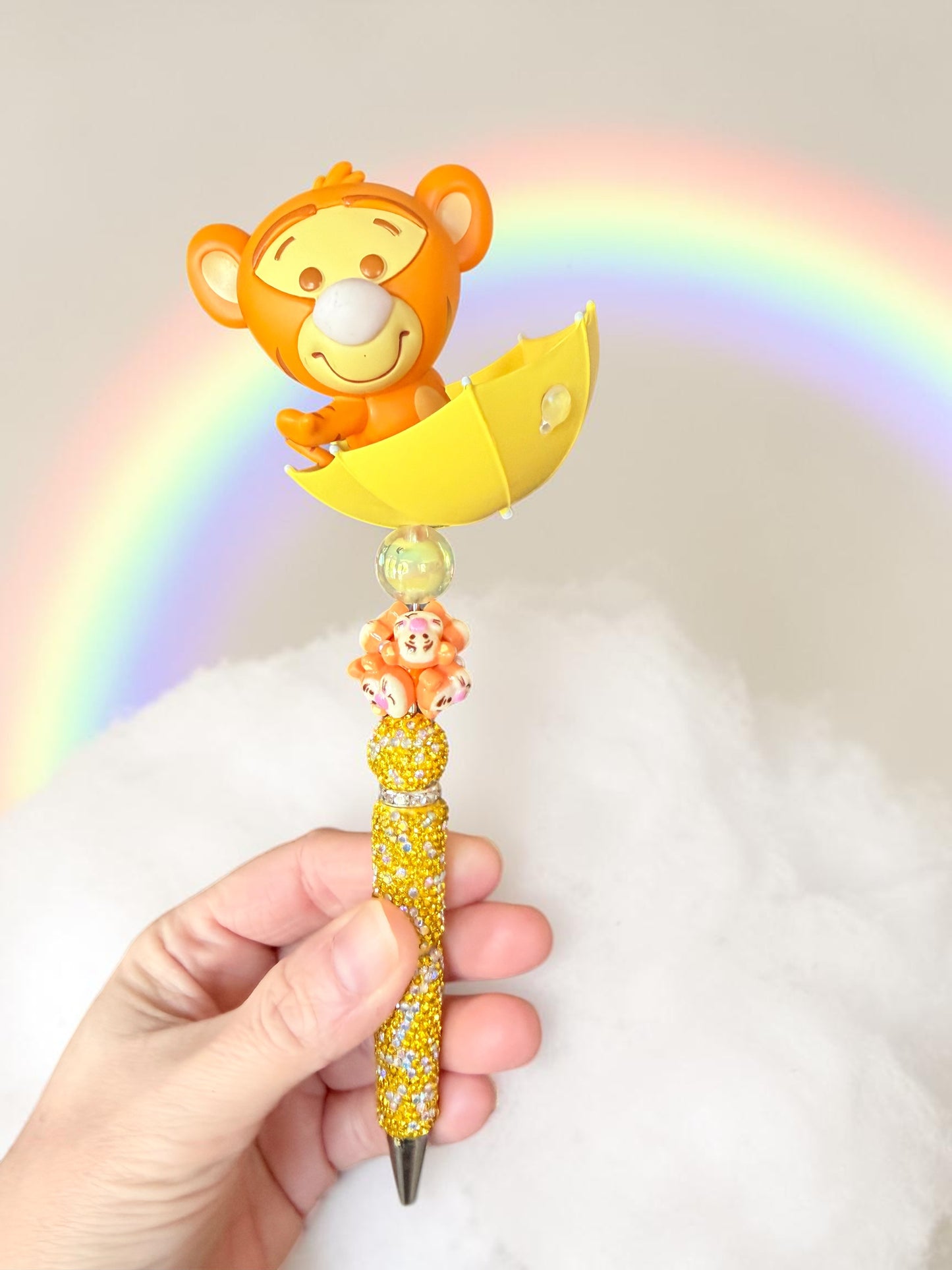 Whimsical Winnie Friends Beaded Pens – Rhinestone Character Pens with Variants