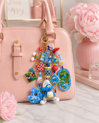 Smurfs Maximalist Bag Charm Keychain