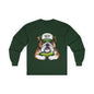 Funny Bulldog Long Sleeve Tee - "Just Dill With It"