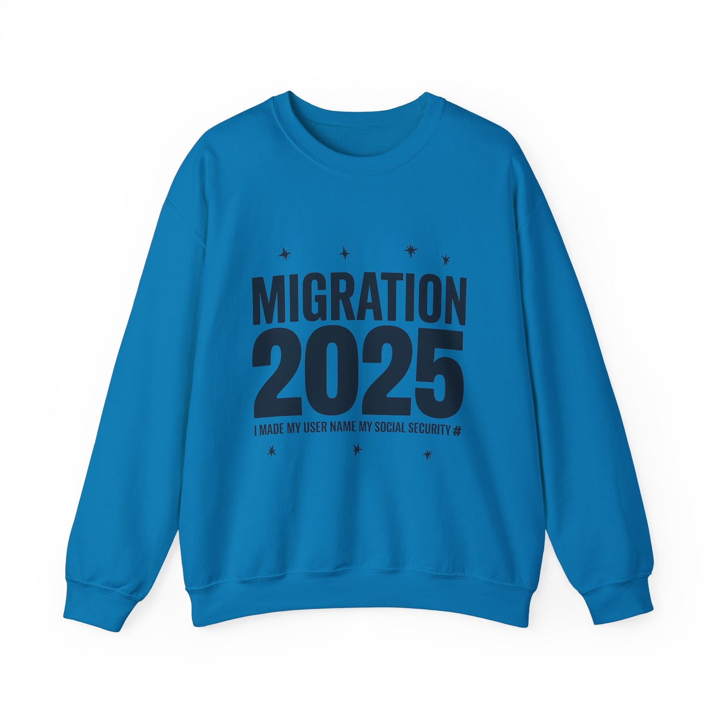 Social Media Migration 2025 Crewneck Sweatshirt | Unisex Heavy Blend™