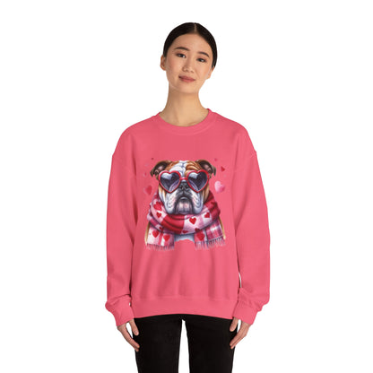 Bulldog Heart Accessories Sweatshirt