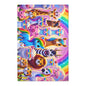 The Colorful Kingdom of Imaginaria Area Rug – Rainbow Animal Character Carpet | Whimsical Kids Room Decor