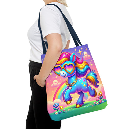 Harmony the Happy Horse Tote Bag – Imaginaria Rainbow Character Bag | Joyful Everyday Adventure Tote
