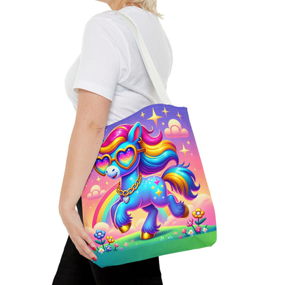 Harmony the Happy Horse Tote Bag – Imaginaria Rainbow Character Bag | Joyful Everyday Adventure Tote