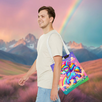 Harmony the Happy Horse Tote Bag – Imaginaria Rainbow Character Bag | Joyful Everyday Adventure Tote