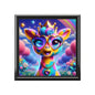Gemma the Graceful Giraffe Jewelry Box – Imaginaria Regal Character Keepsake Box | Rainbow Animal Treasure Storage