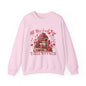 All Booked for Valentines Crewneck Sweatshirt - Cozy Love for Book Lovers