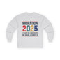 Migration 2025 Long Sleeve Tee - I Made My Username My Social Security # - Unisex Cotton Top