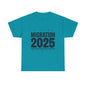 Social Media Migration 2025 Unisex Heavy Cotton Tee - Humorous Design