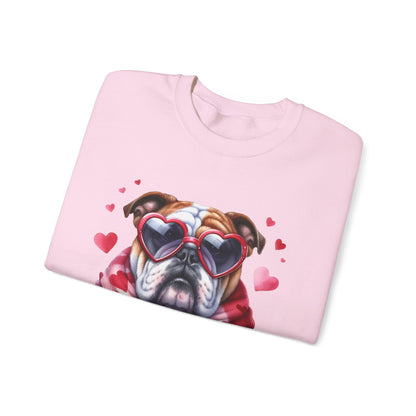 Bulldog Heart Accessories Sweatshirt