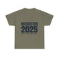 Social Media Migration 2025 Unisex Heavy Cotton Tee - Humorous Design