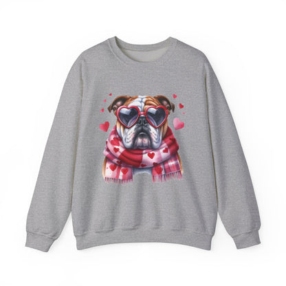 Bulldog Heart Accessories Sweatshirt