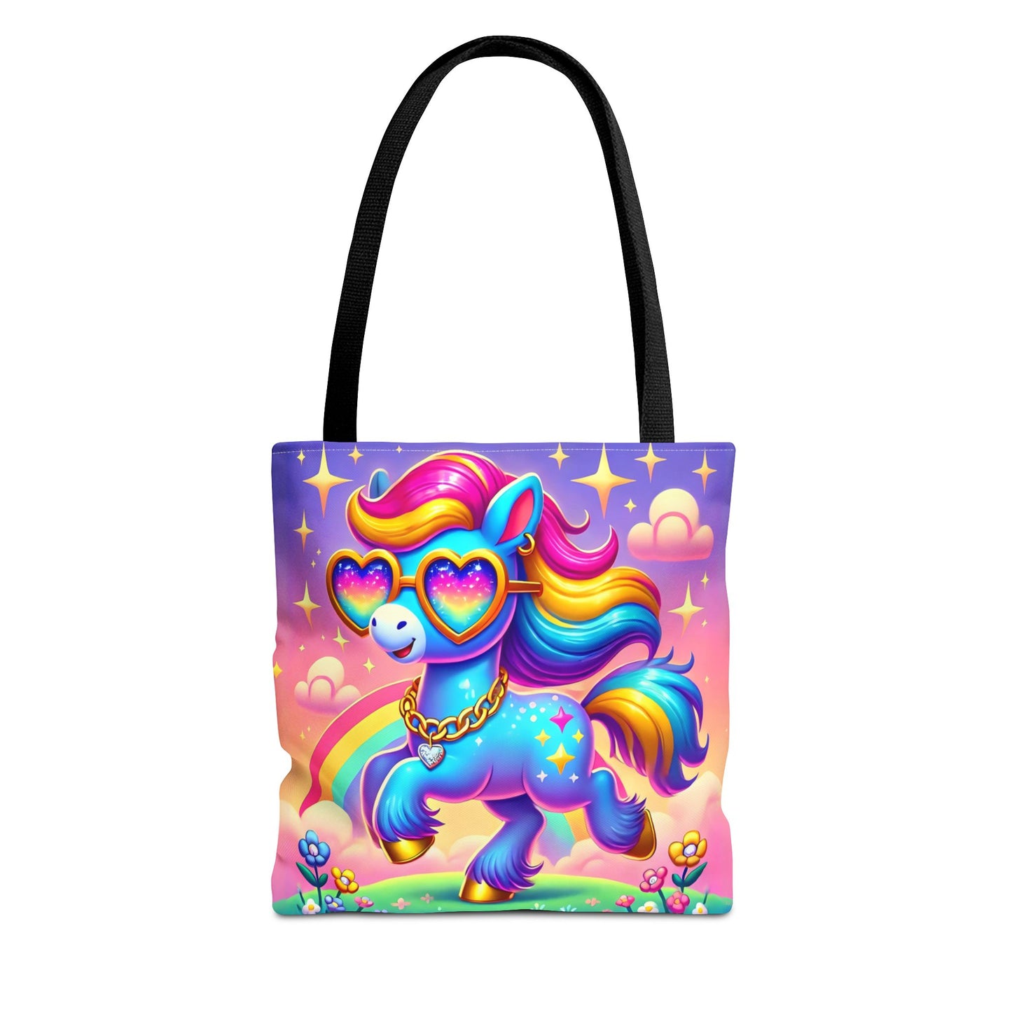 Harmony the Happy Horse Tote Bag – Imaginaria Rainbow Character Bag | Joyful Everyday Adventure Tote