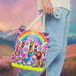 The Colorful Kingdom of Imaginaria Tote Bag – All Characters Design | Storybook Adventure Carry-All
