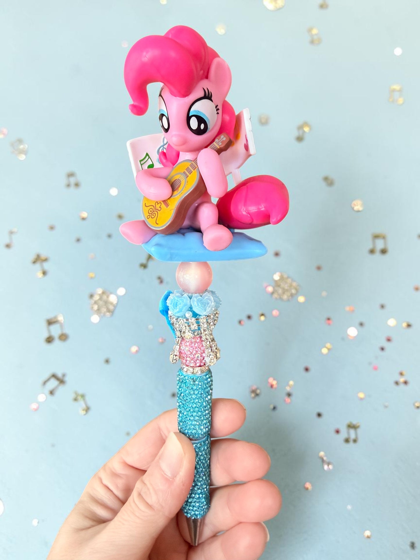 Pony Beaded Pens – Rhinestone Character Glam Pens