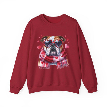 Bulldog Heart Accessories Sweatshirt