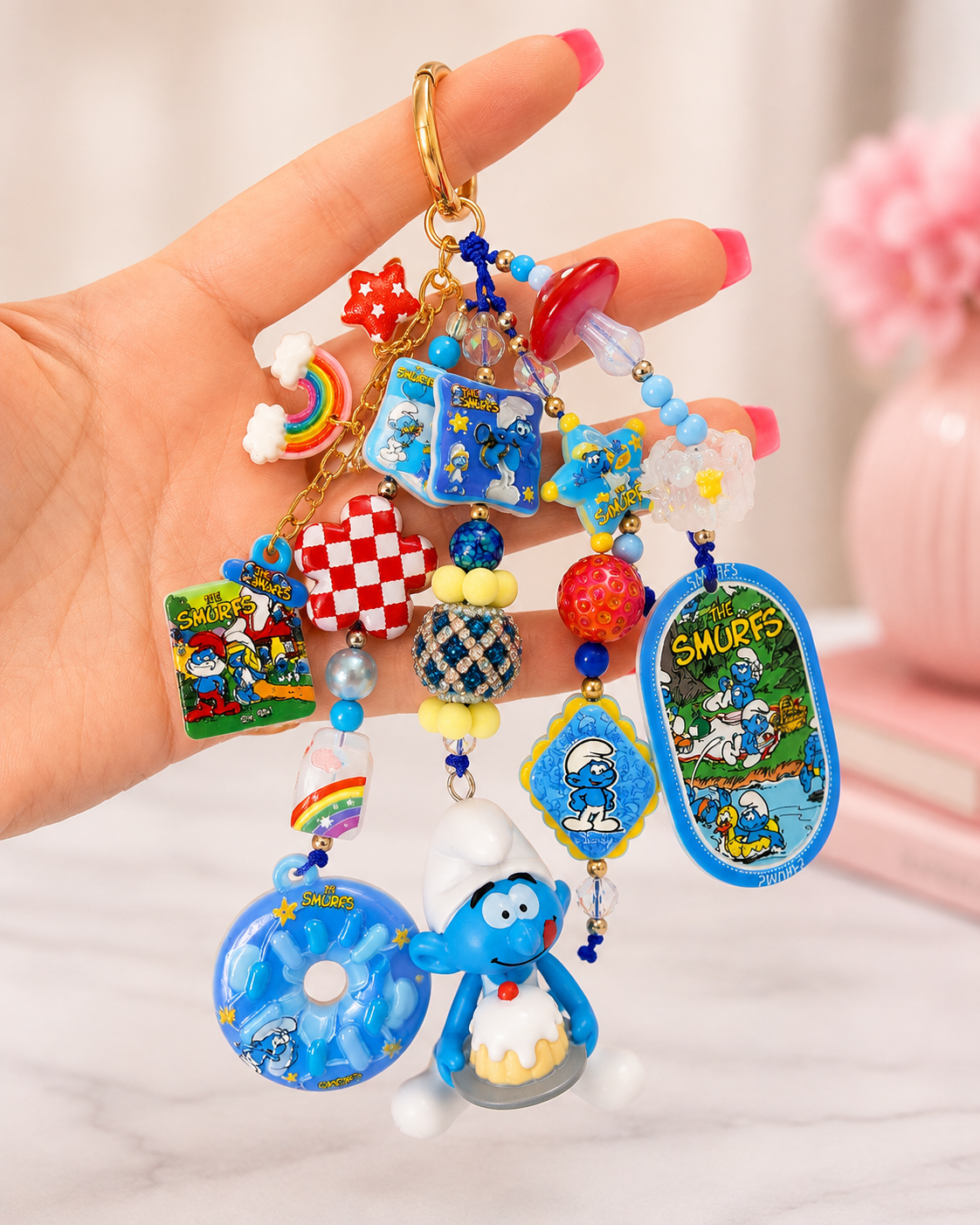 Smurfs Maximalist Bag Charm Keychain
