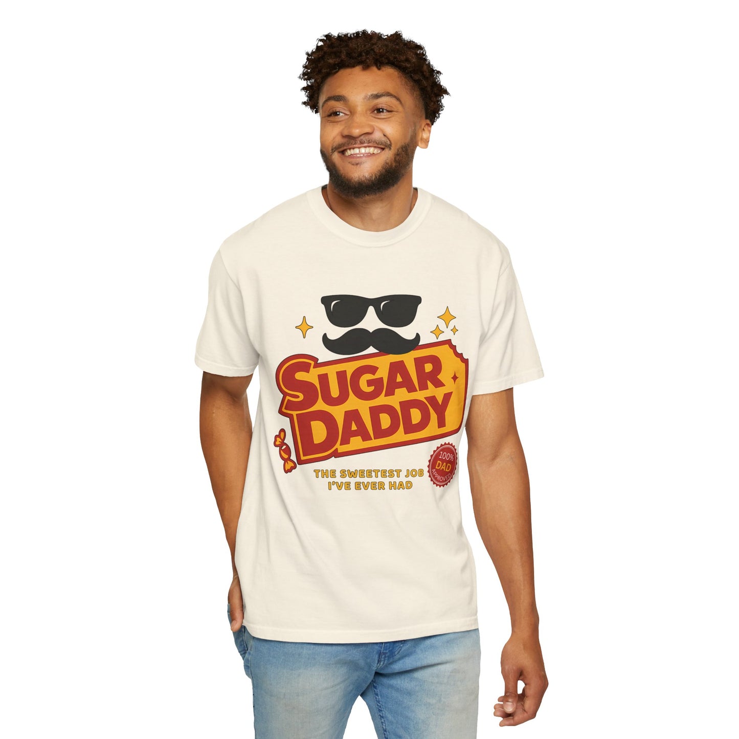 Funny Sugar Daddy T-shirt, Unique Gift for Dads, Humor Apparel for Father's Day, Quirky Unisex Tee, Perfect for Casual Outfits