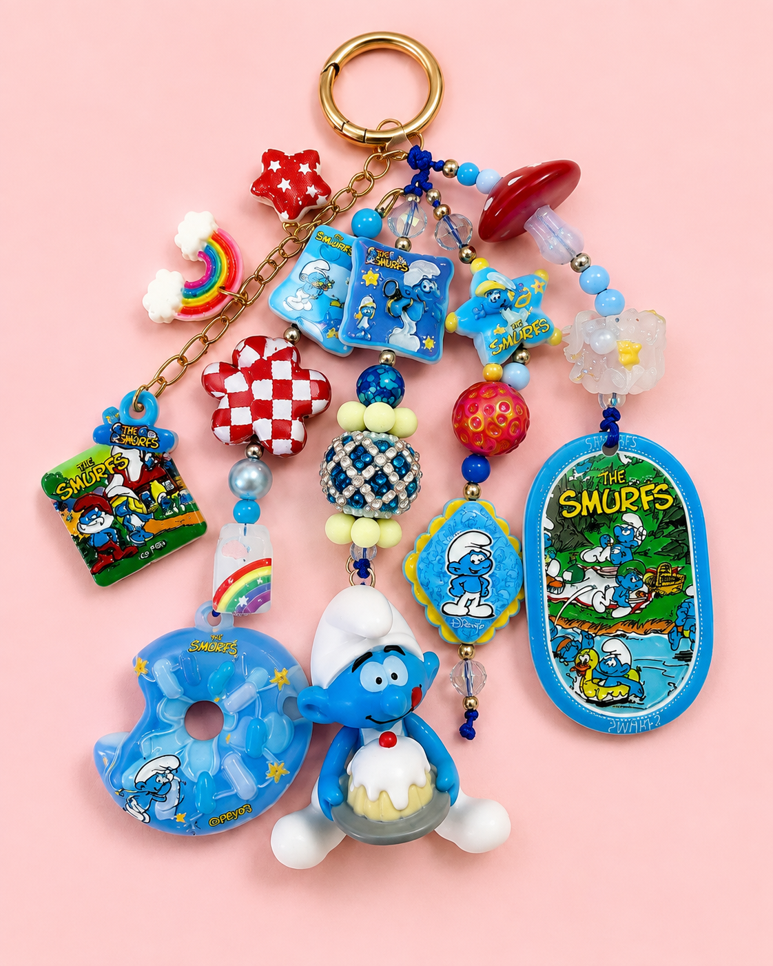 Smurfs Maximalist Bag Charm Keychain