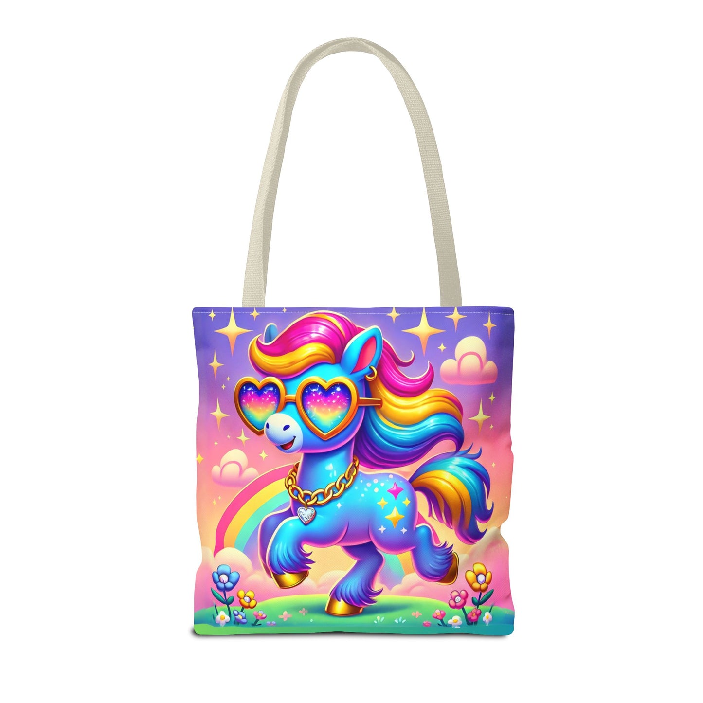 Harmony the Happy Horse Tote Bag – Imaginaria Rainbow Character Bag | Joyful Everyday Adventure Tote