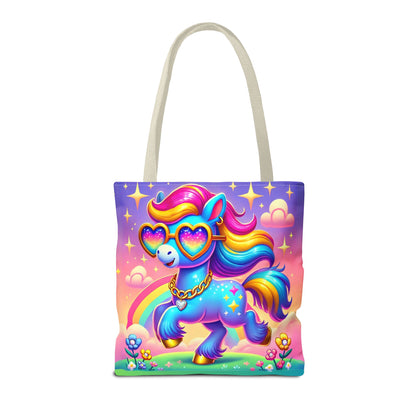 Harmony the Happy Horse Tote Bag – Imaginaria Rainbow Character Bag | Joyful Everyday Adventure Tote