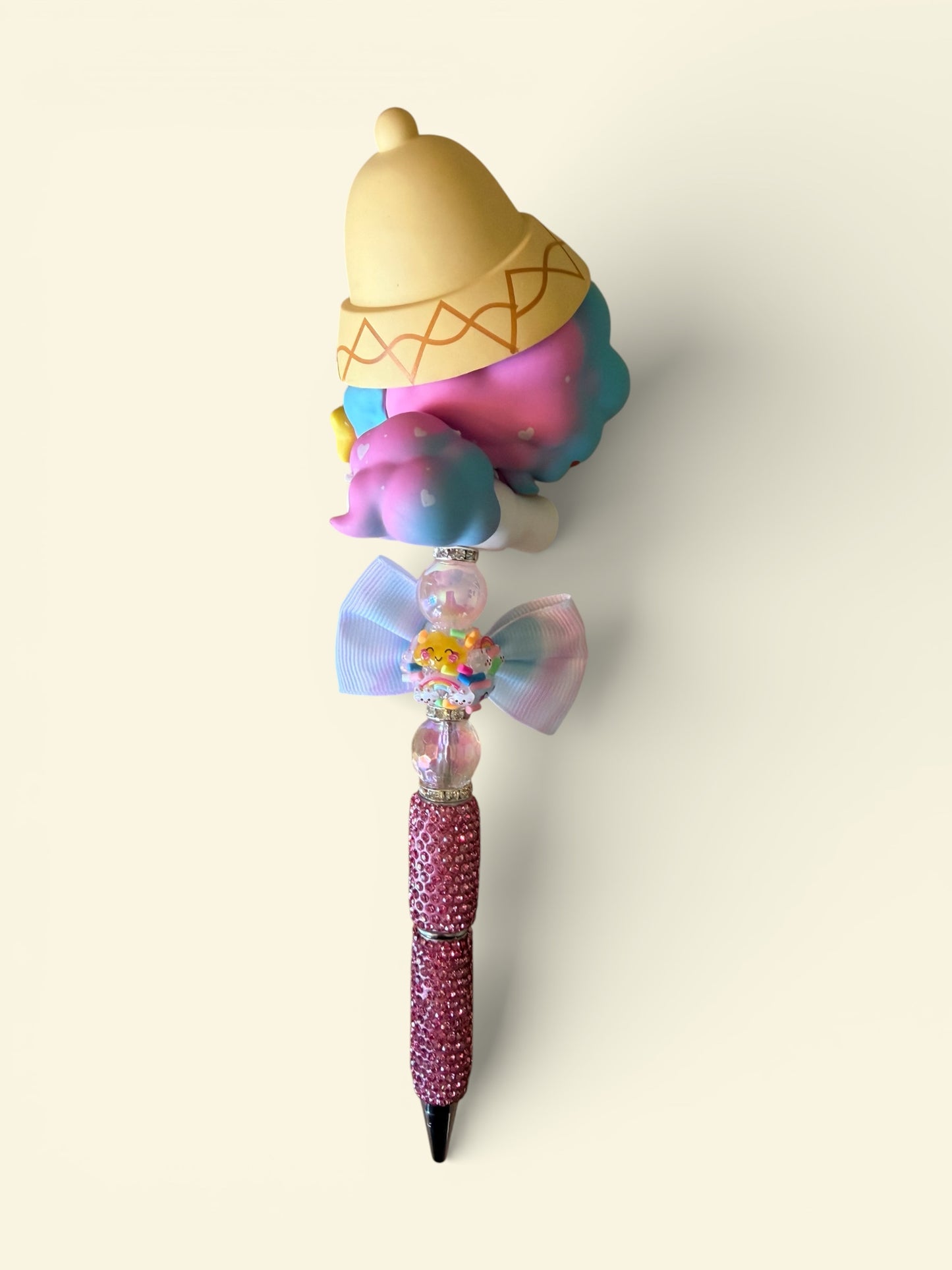 Pastel unicorn beaded pen