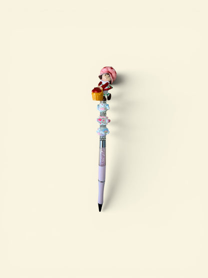 Strawberry & Friends Decorative Beaded Pens