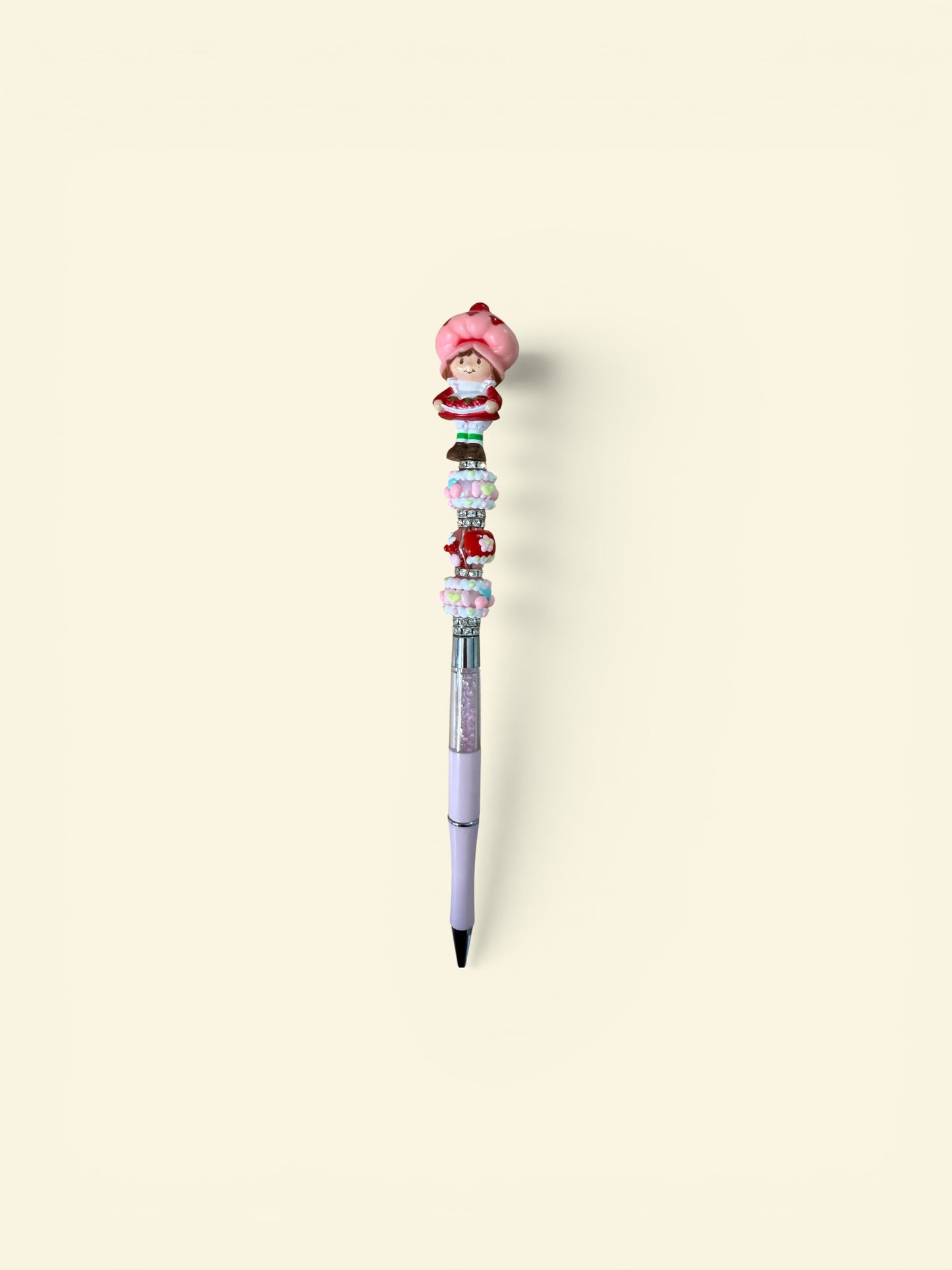 Strawberry & Friends Decorative Beaded Pens
