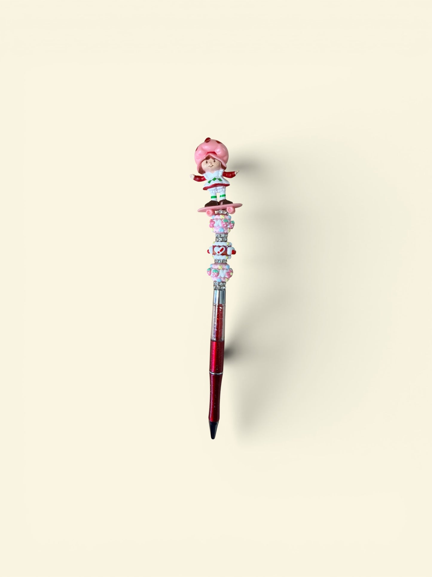 Strawberry & Friends Decorative Beaded Pens