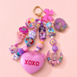 Polly Pocket XOXO Purse Charm with Heart Compact & Beads