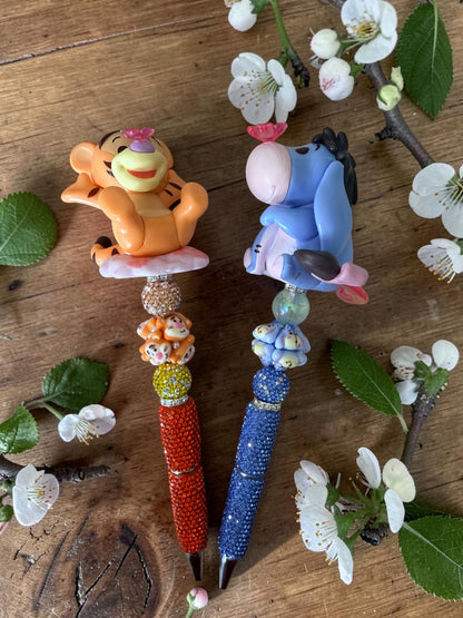 Bear friends character beaded pens