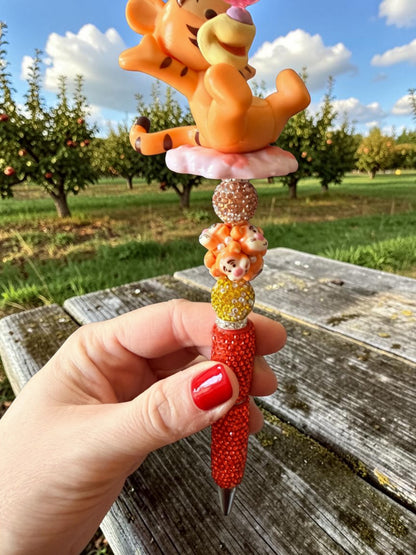 Bear friends character beaded pens