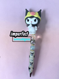 Kuromi Inspired Beaded Pens – Rhinestone Character Pens with Variants
