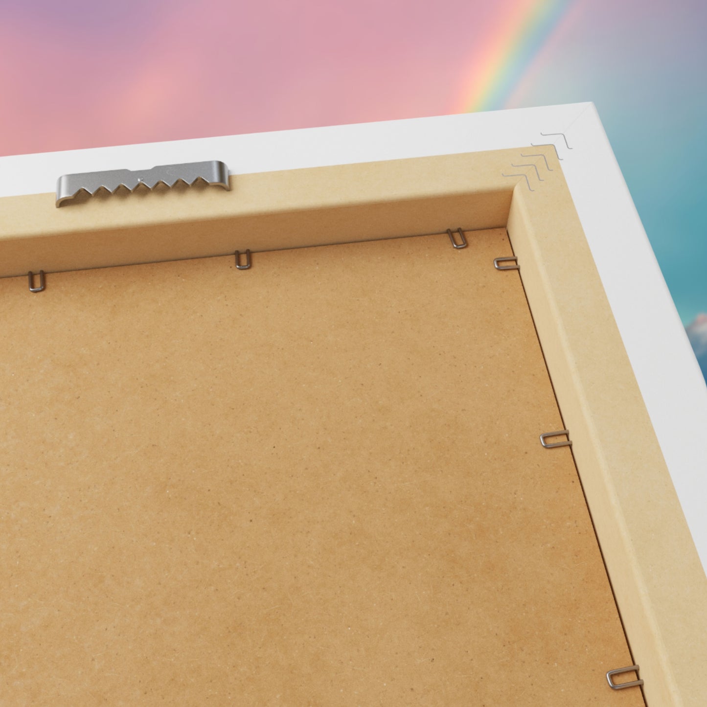 Pippa the Playful Pig Framed Poster – Imaginaria Rainbow Artist Wall Art | Whimsical Framed Horizontal Poster for Kids' Rooms