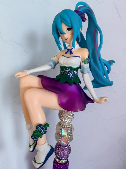 Anime Inspired Beaded Pens – Glam Character Rhinestone Pens