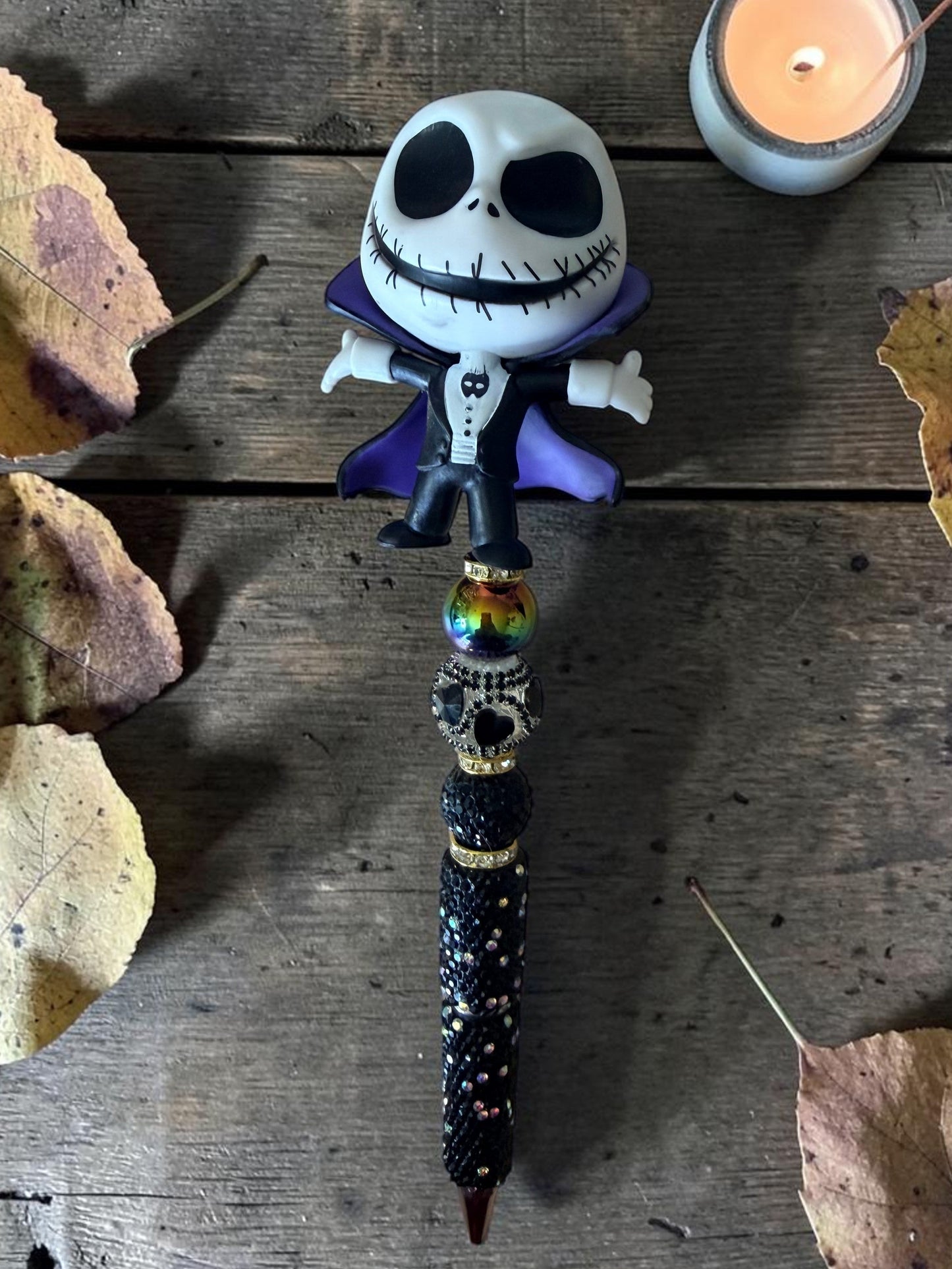 NBC Inspired Beaded Pens – Spooky Glam Character Pens with Variants