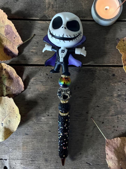 NBC Inspired Beaded Pens – Spooky Glam Character Pens with Variants