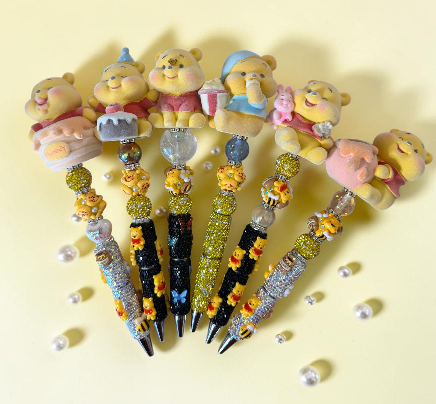 Honey Bear Dreams Beaded Pens
